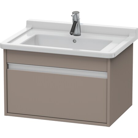 Duravit Ketho Wall-Mounted Vanity Unit Kt666404343 Basalt Matt KT666404343
